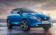 Nissan Qashqai in parking lot